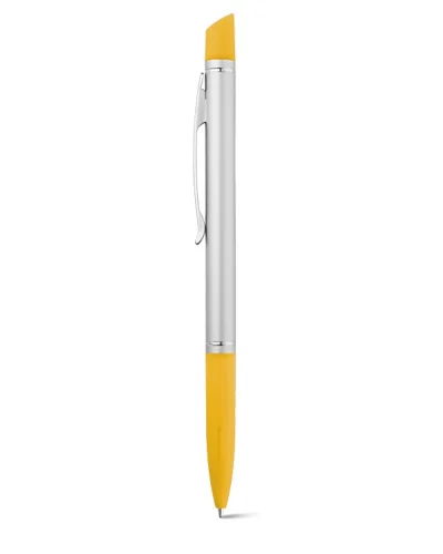 GUM Penna a Sfera in Alluminio con Gomma Antiscivolo Nera 12g Giallo