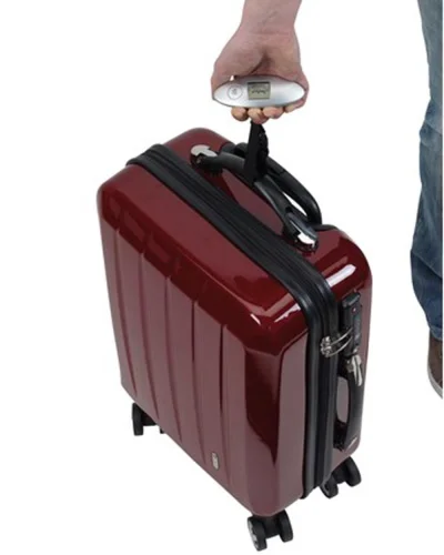 Bilancia valigie Lift Off LCD 40kg, plastica grigia, compatta