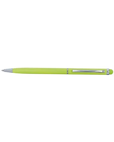 Penna a Sfera Alluminio Smart Touch Colori, Punta Touchscreen Verde Mela