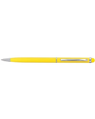 Penna a Sfera Alluminio Smart Touch Colori, Punta Touchscreen Giallo