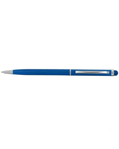 Penna a Sfera Alluminio Smart Touch Colori, Punta Touchscreen Blu