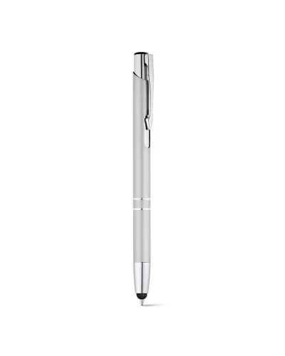 BETA TOUCH Penna in alluminio con punta touch, 60g, argento