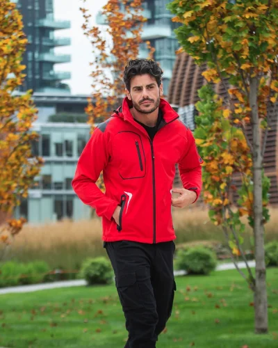Artic Giubbino Softshell 3 Strati Uomo, Impermeabile e Traspirante