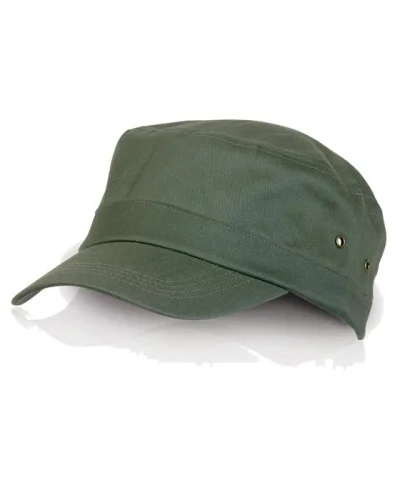 Cappellino Saigon Army by  cotone pettinato colori kaki 45g Verde