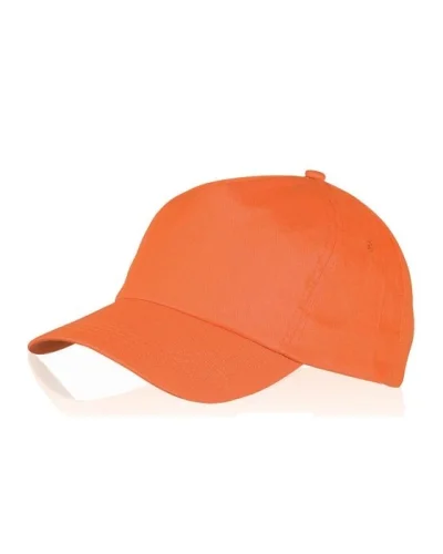 Cappellino  in cotone, 5 pannelli, taglia unica