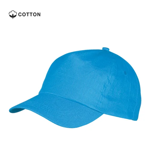 Cappellino  in cotone, 5 pannelli, taglia unica