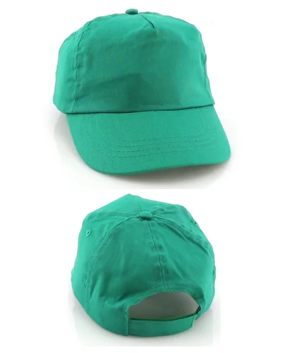 Cappellino  in cotone, 5 pannelli, taglia unica