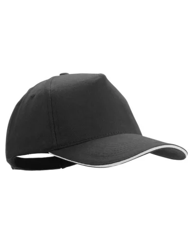 Cappellino Rubec in cotone pettinato e visiera sandwich
