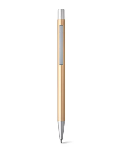 Penna a sfera in alluminio LEA argento, elegante e resistente, 60g