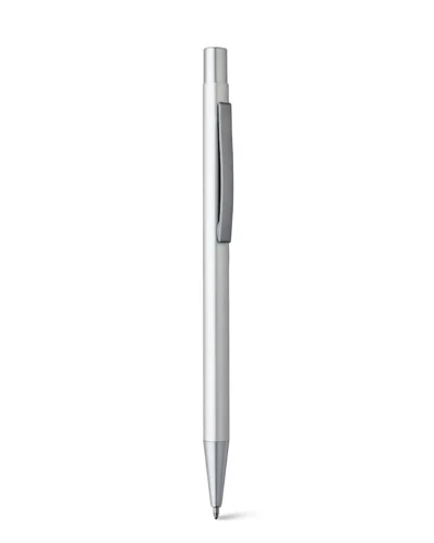 Penna a sfera in alluminio LEA argento, elegante e resistente, 60g