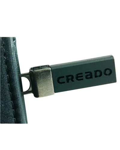 Portablocco CREADO DIN-A4 con zip, memopad, poliestere nero