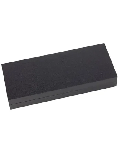 Roller penna nera RIGA in ottone con Swarovski e clip metallica