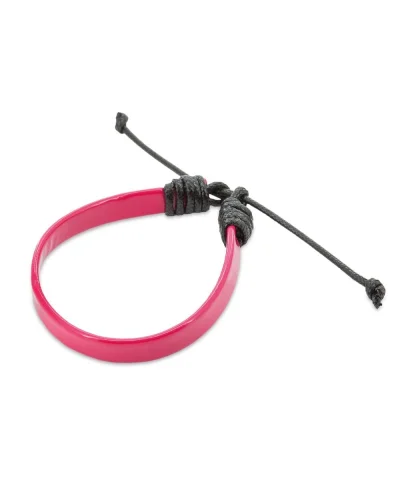 Braccialetto Manolo in PU, leggero 18,2 cm Fucsia