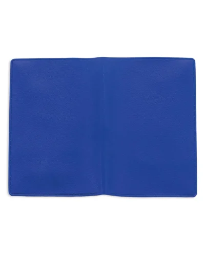 Portacarte doppio verde in PVC 2 carte  leggero 9.2x12.5 cm Blu