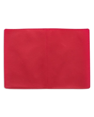 Portacarte doppio verde in PVC 2 carte  leggero 9.2x12.5 cm Rosso