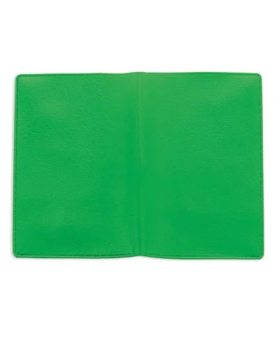 Portacarte doppio verde in PVC 2 carte  leggero 9.2x12.5 cm Verde