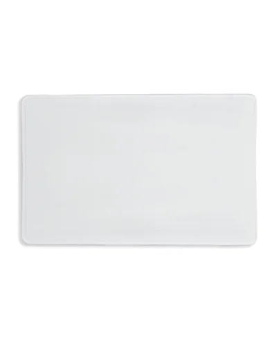 Portacarte PVC  9,2x6,2 cm leggero, tascabile, trasparente Bianco