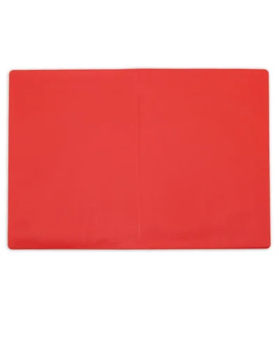 Portadocumenti auto ABC Blu in Ecopelle con Chiusura Magnetica Rosso