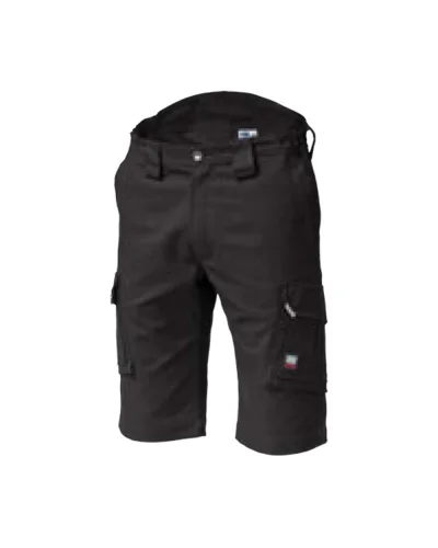 Bermuda da lavoro DPI 1° cat cotone elasticizzato reflex - Task 2 Nero