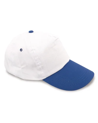 Cappello bicolore SportyLine con visiera curva Royal