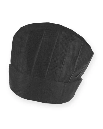 ChefLine Cappello da Cuoco TNT, colorato, regolabile 54-62 cm Nero
