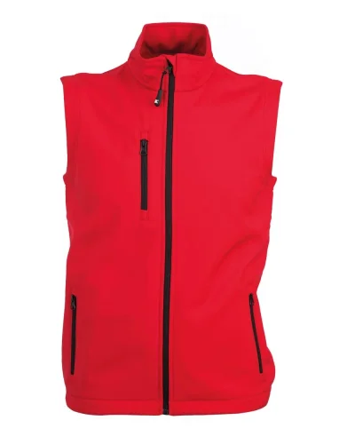 Gilet Softshell Bambino Impermeabile 2 Strati Tarvisio Red