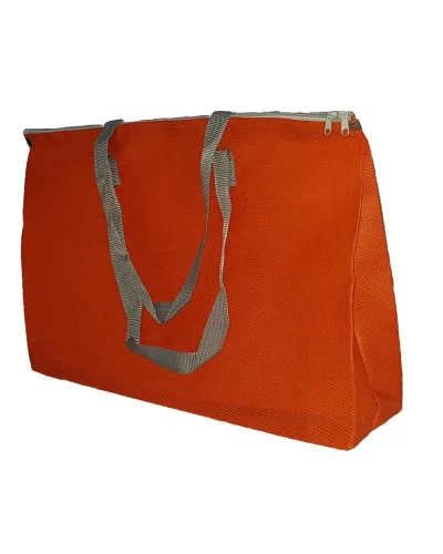 Shopper TNT con zip 50x38cm - Resistente 250gr -