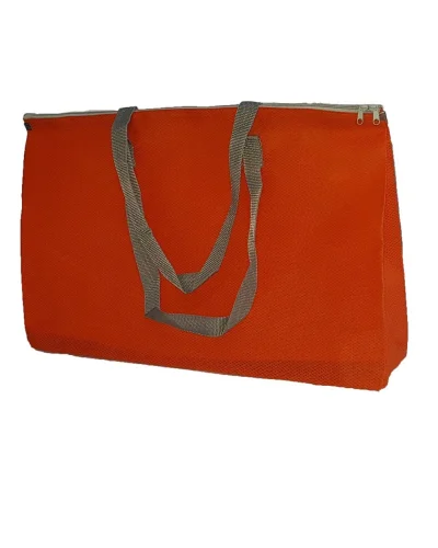 Shopper TNT con zip 50x38cm - Resistente 250gr -