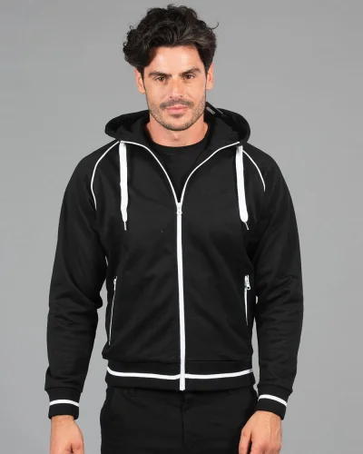Felpa Coimbra zip con cappuccio uomo/donna