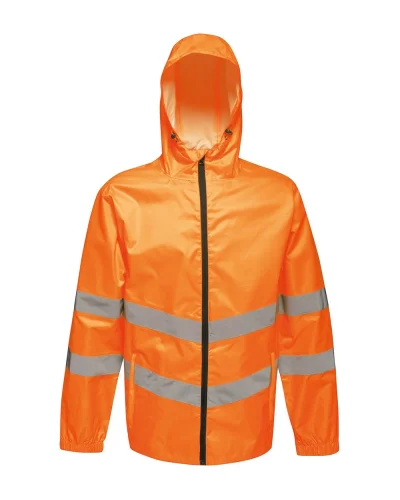 Regatta Giacca Pro Packaway gialla, impermeabile EN20471 Classe 3 Orange