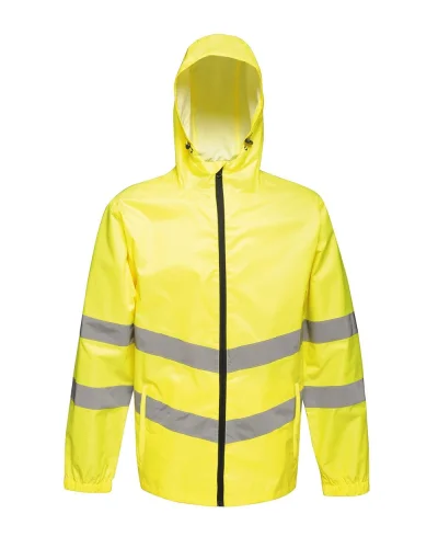 Regatta Giacca Pro Packaway gialla, impermeabile EN20471 Classe 3 Yellow