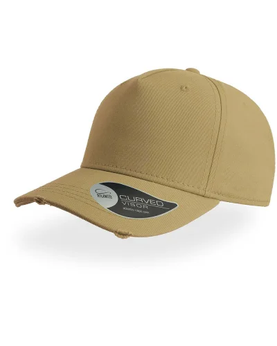 Cappello Cargo 5 Pannelli Cotone, Visiera Curva, Taglia Unica Khaki