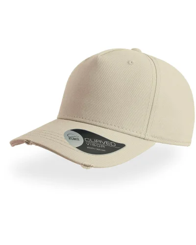 Cappello Cargo 5 Pannelli Cotone, Visiera Curva, Taglia Unica Stone