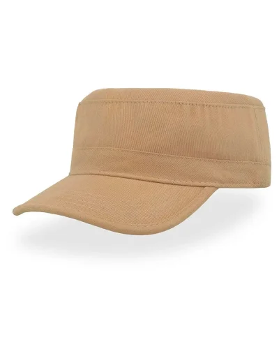 Cappello Tank in cotone leggero con visiera e chiusura velcro Khaki
