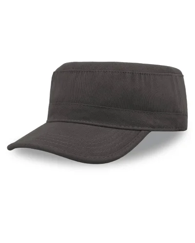 Cappello Tank in cotone leggero con visiera e chiusura velcro