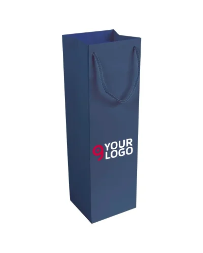 Sacchetto porta bottiglia GF Shop carta laminata opaca
