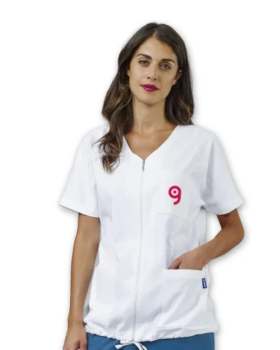 Casacca donna Leah con zip e coulisse, Modal 160g/m2