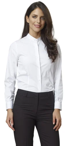 Camicia donna Rubina coreana Easifit cotone elastico