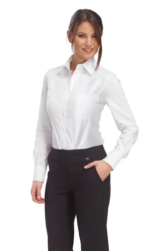 Camicia donna Marta maniche lunghe cotone elegante
