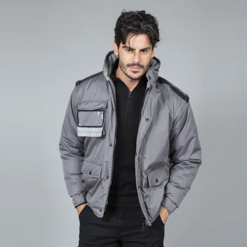 Giubbino Monaco Ripstop Impermeabile Antistrappo in Nylon