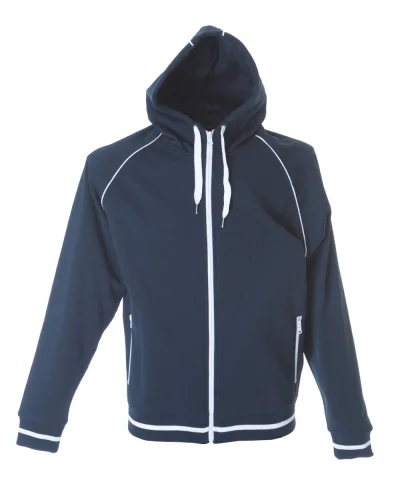 Felpa Coimbra zip con cappuccio uomo/donna Navy