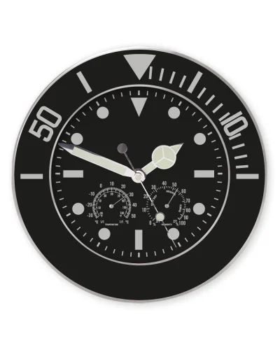 Orologio Meteo Colex con Termometro e Igrometro LCD Nero