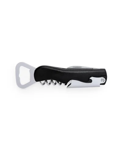 Cavatappi Joval inox colorato 13,6cm apribottiglie accessorio premium Nero