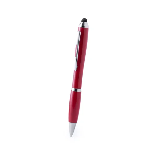 Penna Touch Zeril blu in plastica e bamboo con controllo touch