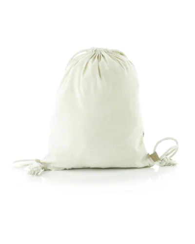 Zaino Badix Nature in juta e cotone con corde resistenti