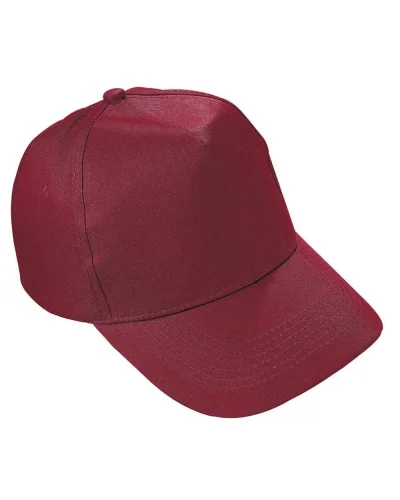 Cappellino junior in cotone , 5 pannelli, regolabile
