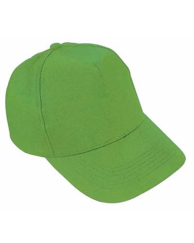 Cappellino junior in cotone , 5 pannelli, regolabile
