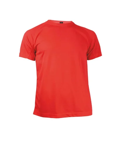 T-shirt girocollo Dry skin unisex Red