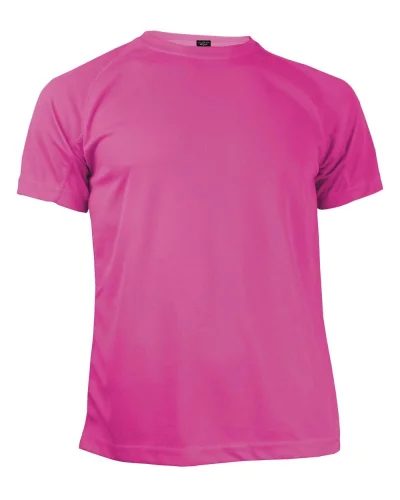T-shirt girocollo Dry skin unisex Fuchsia