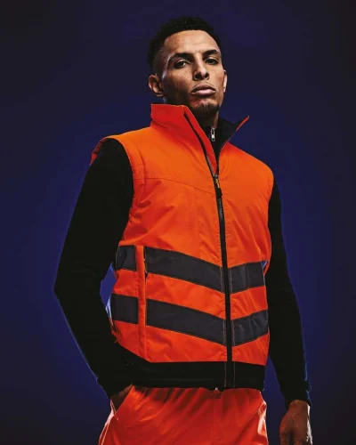 Gilet Alta Visibilità Impermeabile Arancione Isotex Regatta